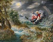 God creating the Sun, the Moon and the Stars Jan Brueghel the Younger